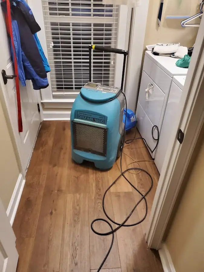 Commercial dehumidifier deployed for Flood Damage Cleanup in Anchorage