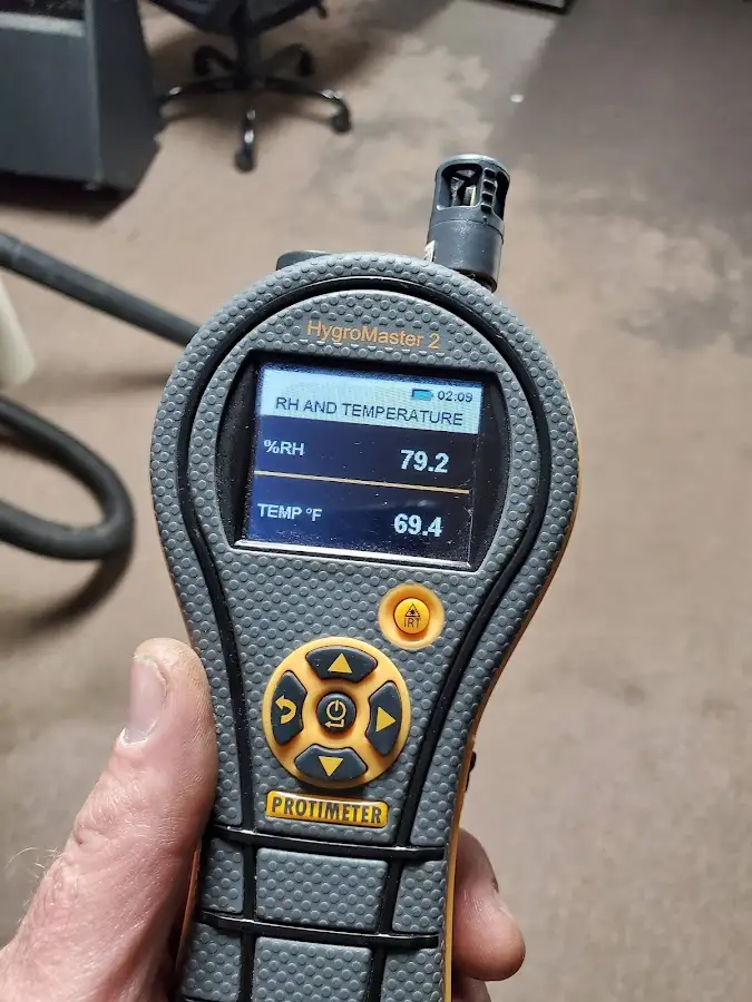Moisture meter humidity assessment for Fire & Smoke Damage Restoration in Anchorage